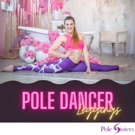 Pole Dance leggings lila